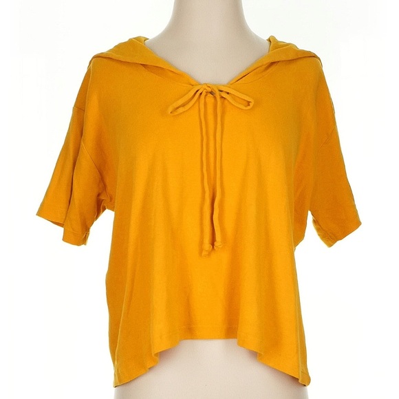 NWOT Big Bud Press Sailor Tee Top Mustard Yellow Size Small - Picture 2 of 12